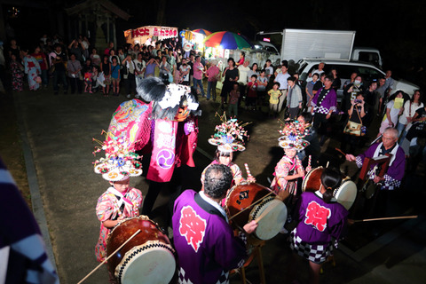 足代八幡神社 纳凉赏月节